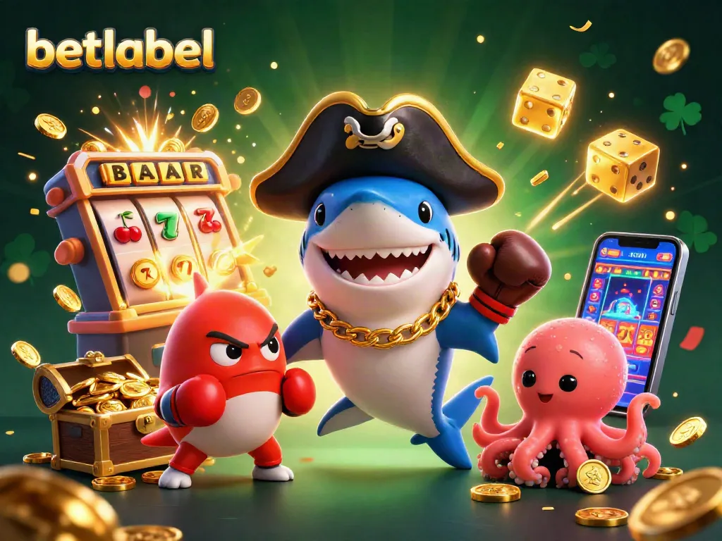 Experience the thrill of Betlabel with vibrant casino characters and dynamic gaming elements.